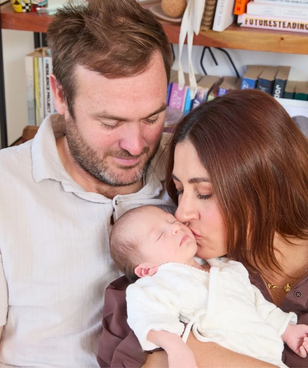The couple revealed they were excited to give their baby girl a “country childhood” (Credit: Phillip Castleton)