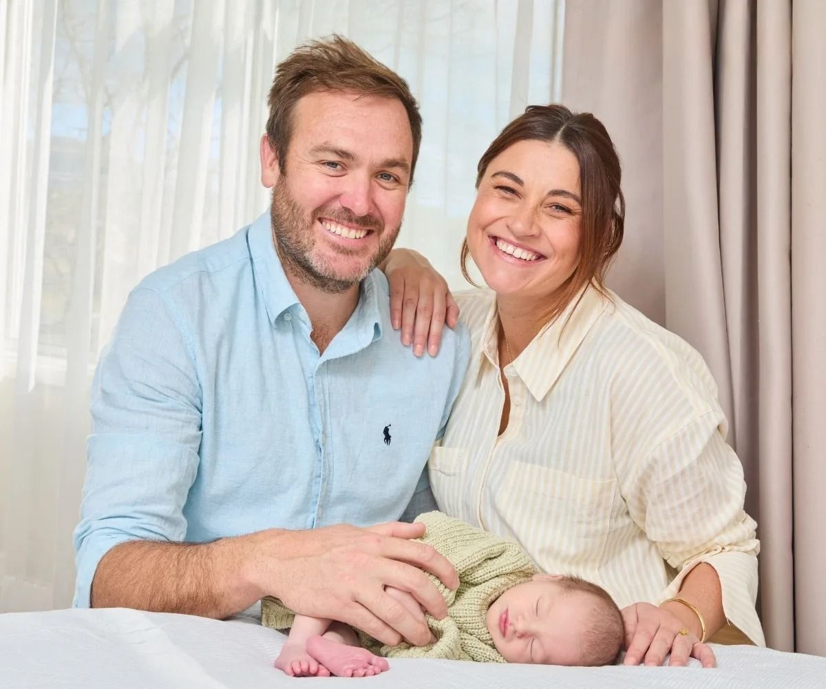 The couple revealed that the road to parenthood wasn’t so easy. (Credit: Phillip Castleton)